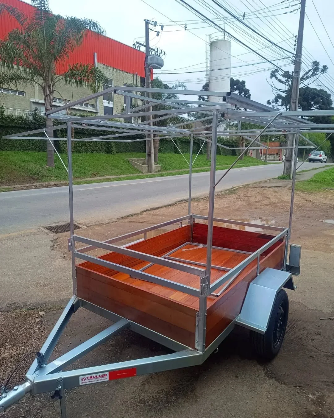 Carretinha fazendinha personalizada